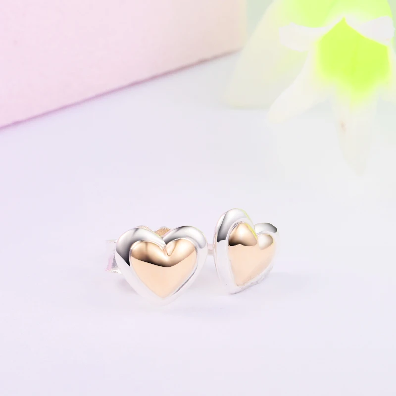 Mother's Day 2021 Mum Gift Birthday Mother's Day Free Shipping 100% Real S925 Sterling Silver Stud Earring for Women