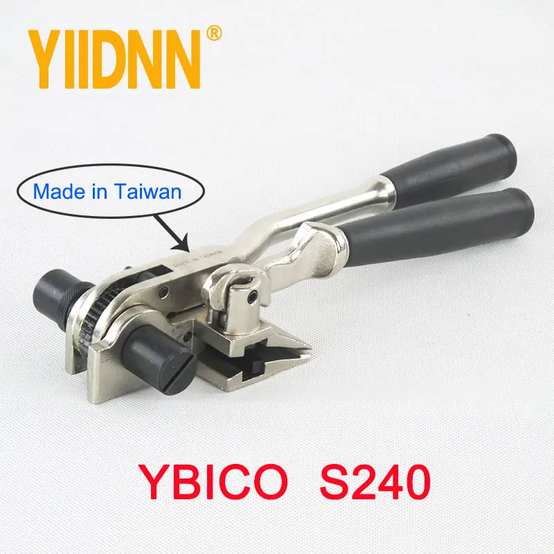 Тайвань YBICO Нержавеющая сталь деревообрабатывающее кантовальное натяжитель Применение с 3/16 "до 3/4" Ширина Нержавеющая сталь деревообрабатывающее кантовальное Rachet деревообрабатывающее кантовальное инструмент S240