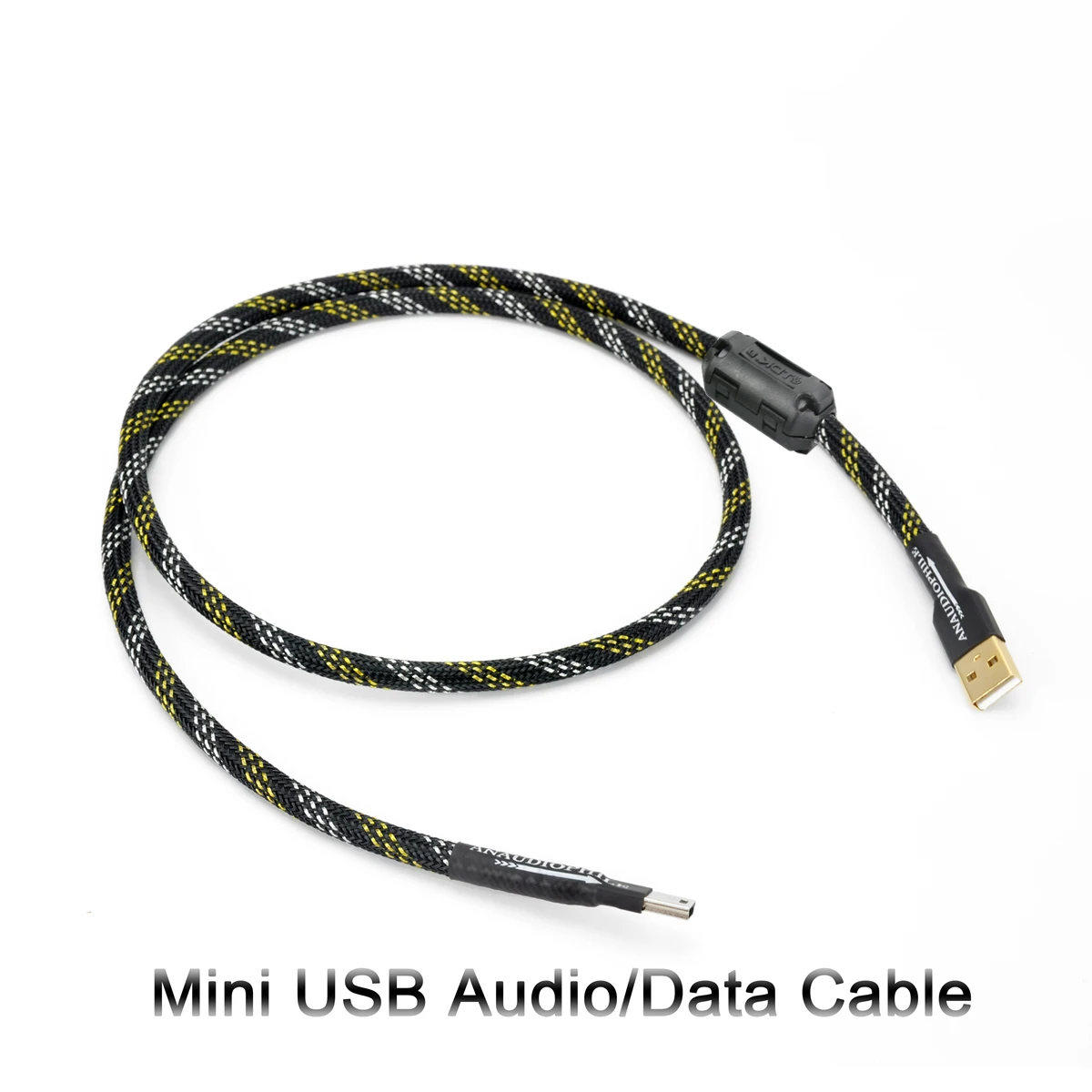 Wysokiej jakości USB A do Mini kabel danych Audio HiFi dla telefonu komórkowego DAC wzmacniacz przenośny HDD