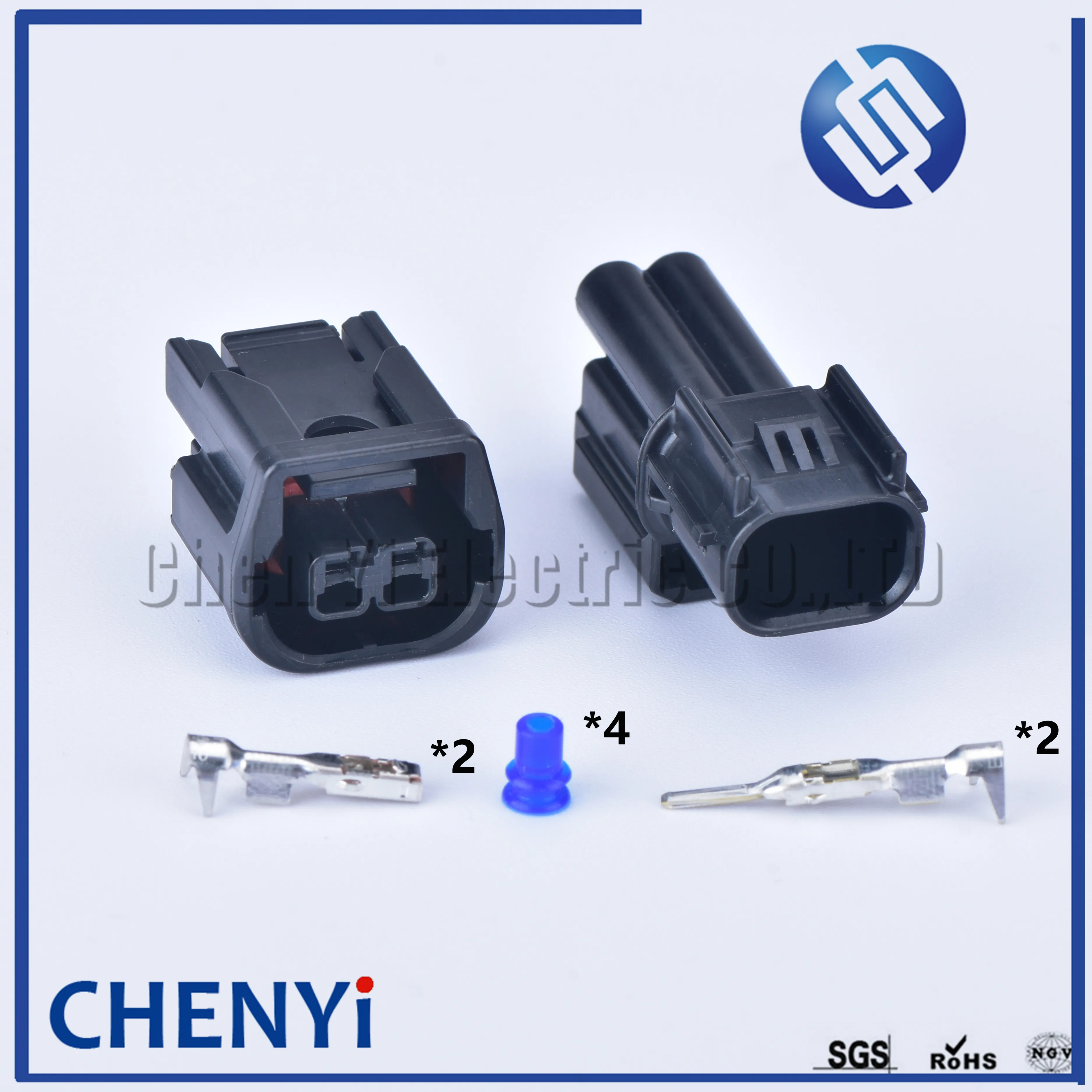 2 pin car waterproof auto connector male or female LED headlight speaker plug sensor connectors 6189-7408 6181-6851 For Honda