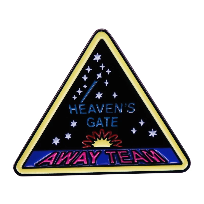 Heaven’s Gate Away Team Enamel Pin Brooch