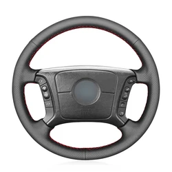 Hand-stitched Black Leather Car Steering Wheel Cover for BMW E36 E38  E31 E46 1998-2004 E39 1995-2003 X3 E83 X5 E53