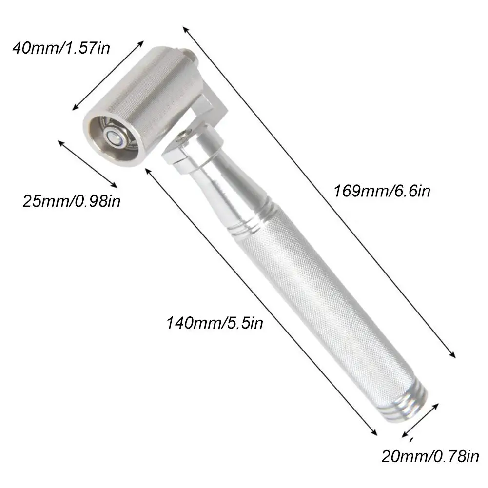 Imagem -06 - Metal Flat Pressure Roller Wallpaper Edge Seam Roller Aço Inoxidável Smoothing Tool 40 mm