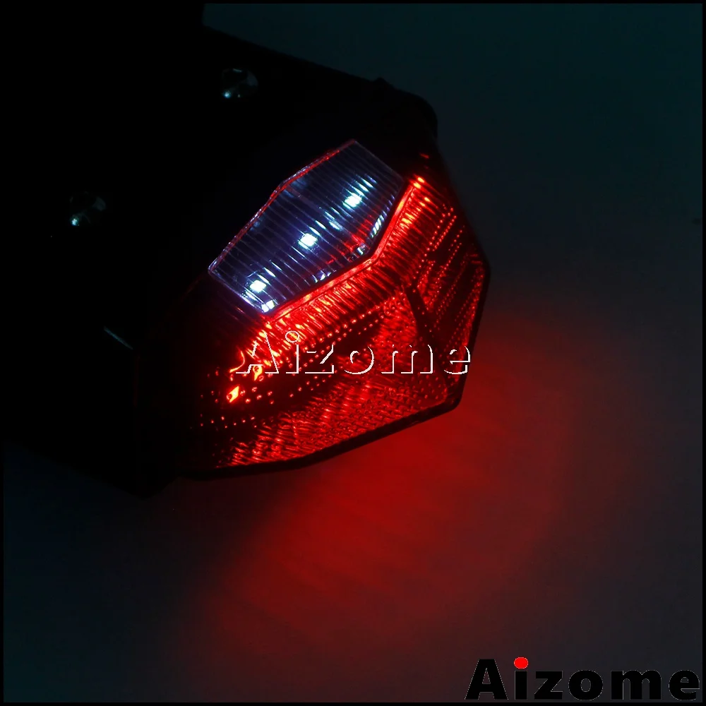 Motorcycle RED Taillight Stop Lamp Turn Signals Mount Bracket For BMW R NINE T RnineT 2014-2018 LED Light License Plate Holder