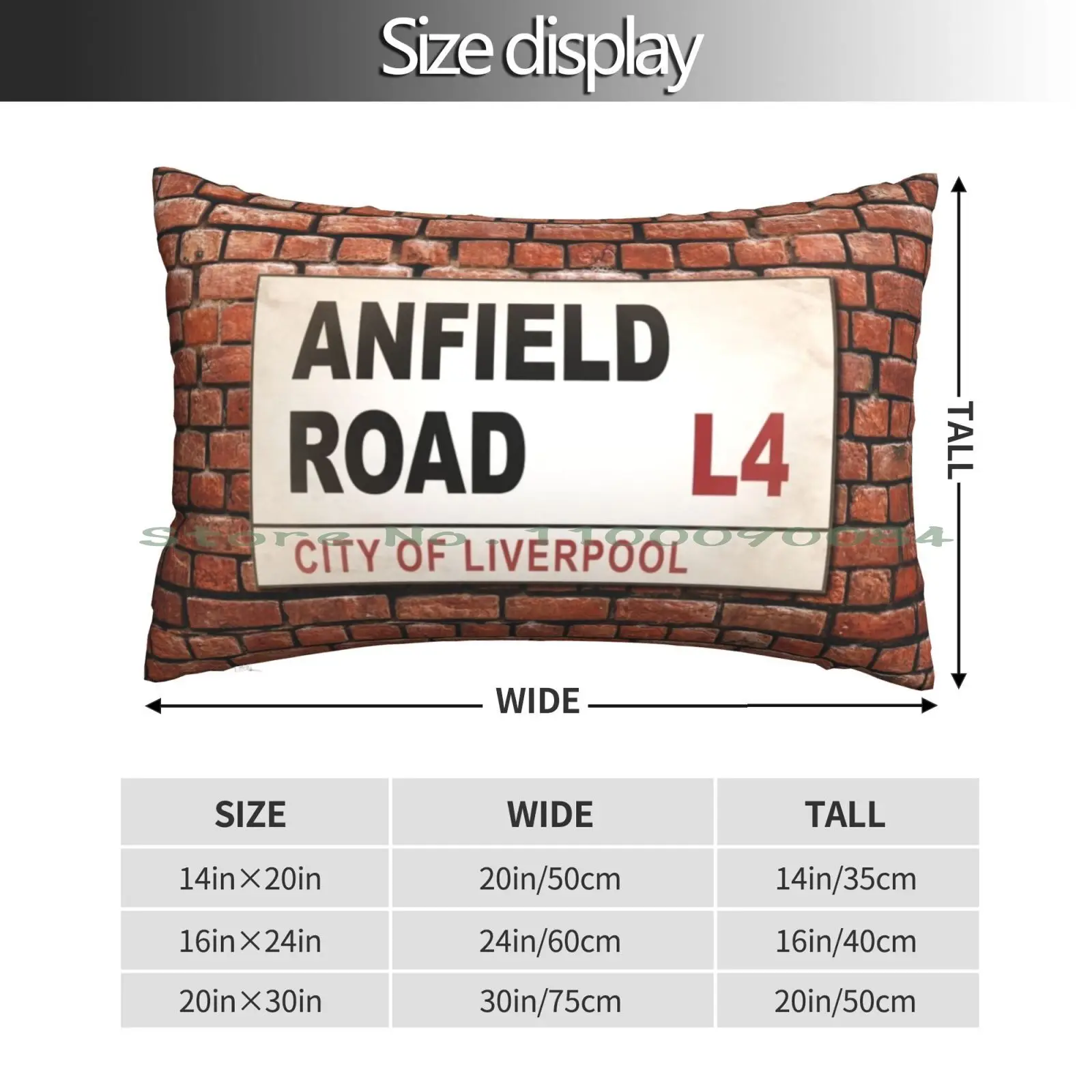 Anfield Road Street Sign Pillow Case 20x30 50*75 Sofa Bedroom Althea Wsbk Carlos Checa 7 Foto Superbike Corse Motorcycle Race