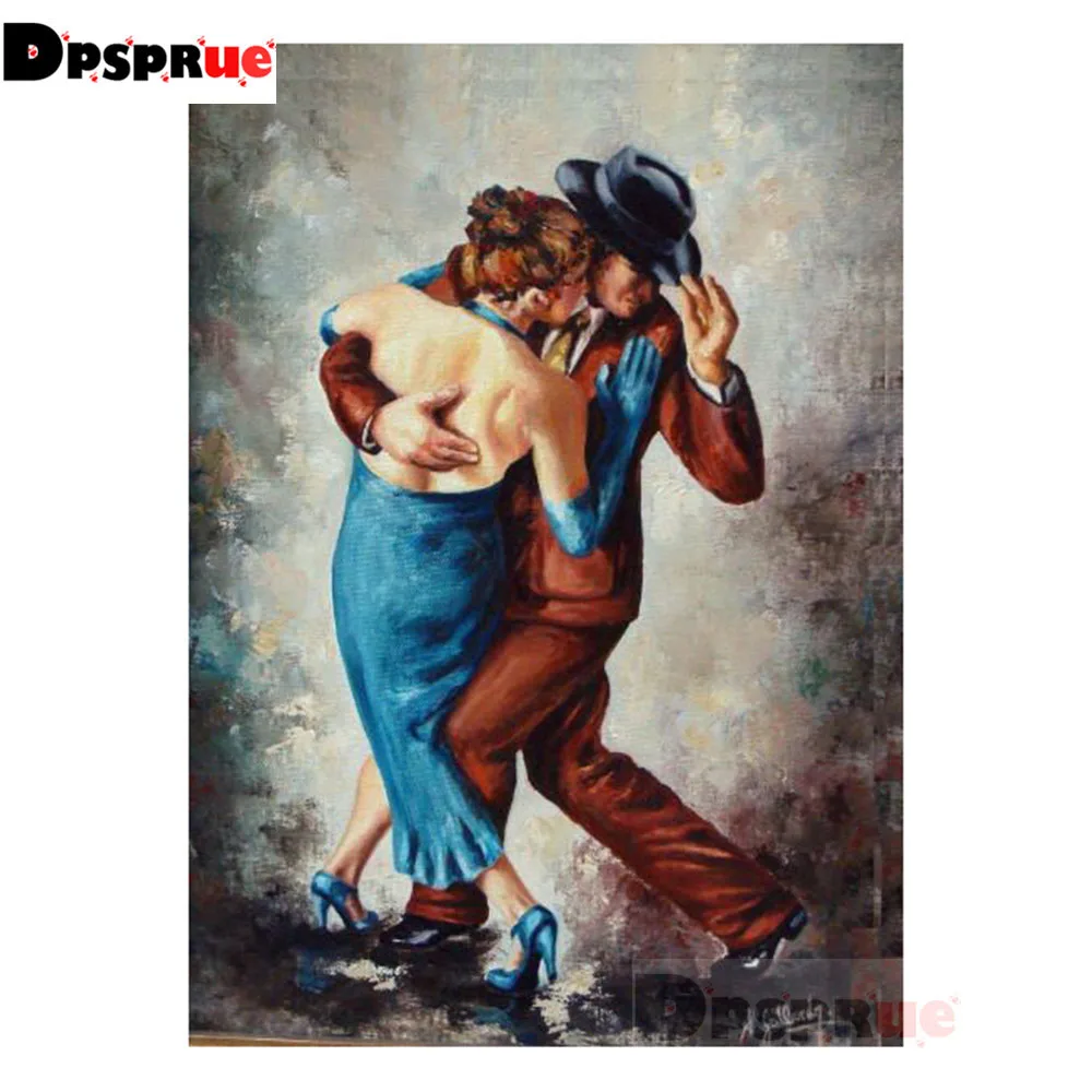 

Dpsprue Diy 5d diamond painting Cross stitch Dance Diamond mosaic home decoration embroidery pattern handmade Friend gift DK10