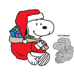 2021 New Cute Dog Backpack Gift Metal Cutting Dies for Scrapbooking Paper Craft and Card Making Embossing Decor No Stamps