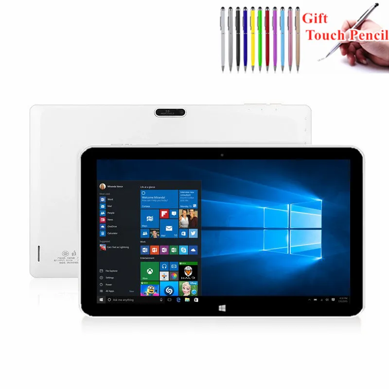 Tableta PC con sistema Dual Android 10,6, Tablet de 4,4 pulgadas, Quad Core, 2GB de RAM, 32GB de ROM, Cu be i10, Windows 10 +, pantalla táctil IPS de 1366x768, Compatible con Wifi