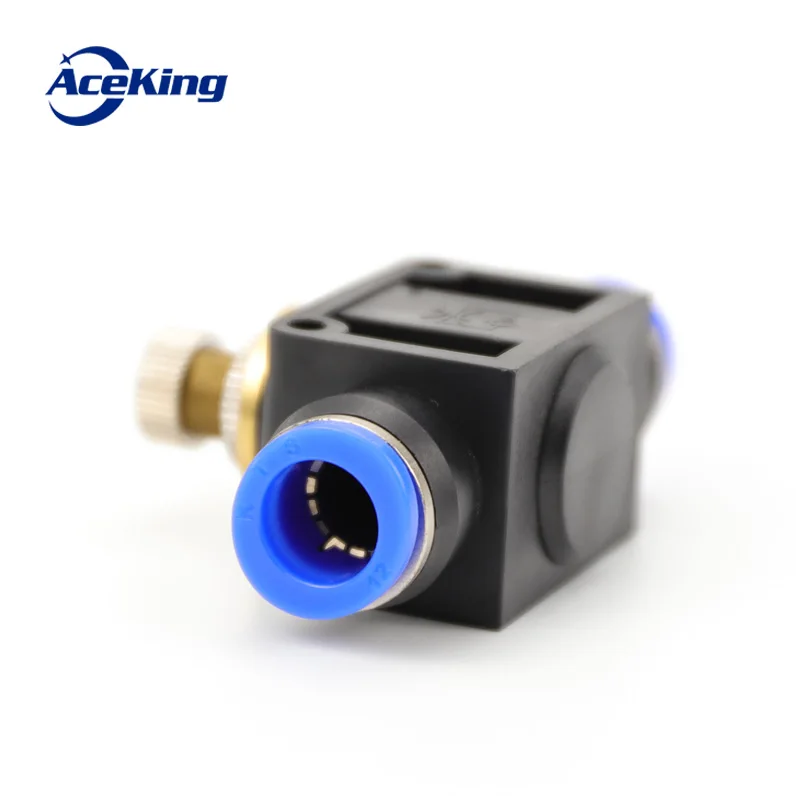 SA Gas pipe plastic quick connector LA4/6/8 flow limiting valve PA6/10/12 through pipe throttle LSA8/6 SA-4 SA-6 SA-10 SA-12
