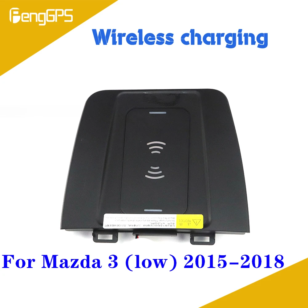 

Quick Wireless Charger For Mazda 3 2015 2016 2017 2018 QI Fast Mobile Phone 10W Hidden Car Dashboard Holder Charging Pad