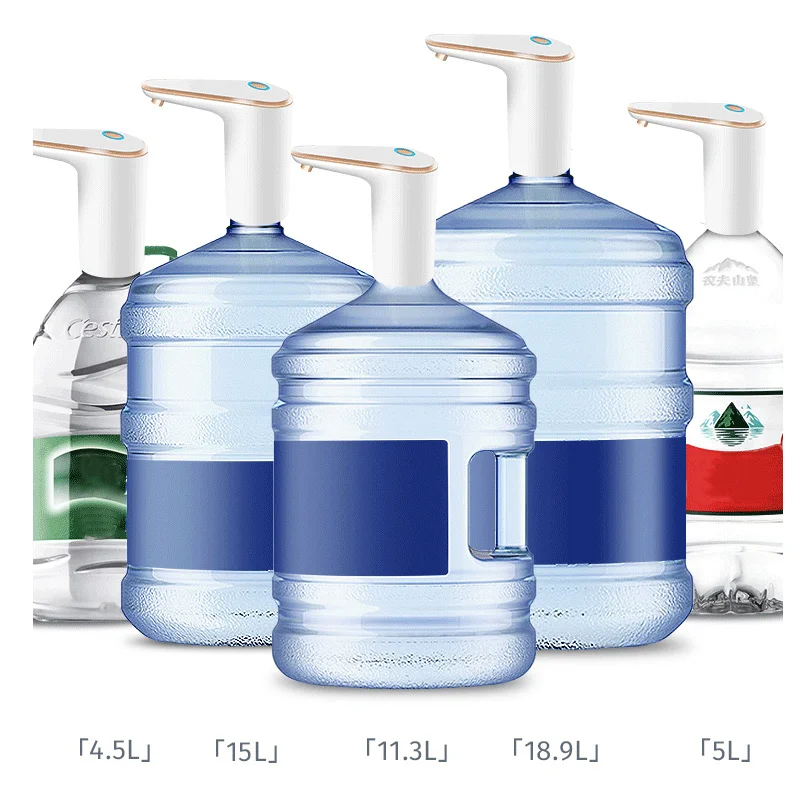 Dispenser Fles Water Pomp Automatische Usb Opladen Met Schakelaar Smart Draadloze Voor Home Office Outdoor Reizen Draagbare CS08