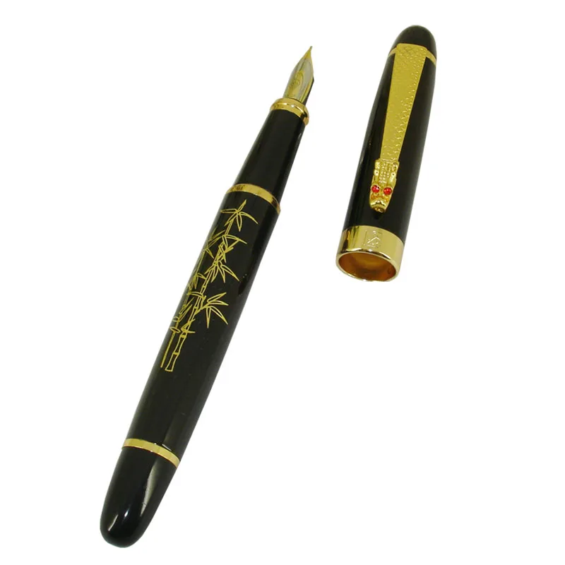 

ACMECN High Quality 46g Heavy Pen MB style Office Writing Stationery 0.5mm Nib Black Liquid ink Fountain Pen for Men's Gifts