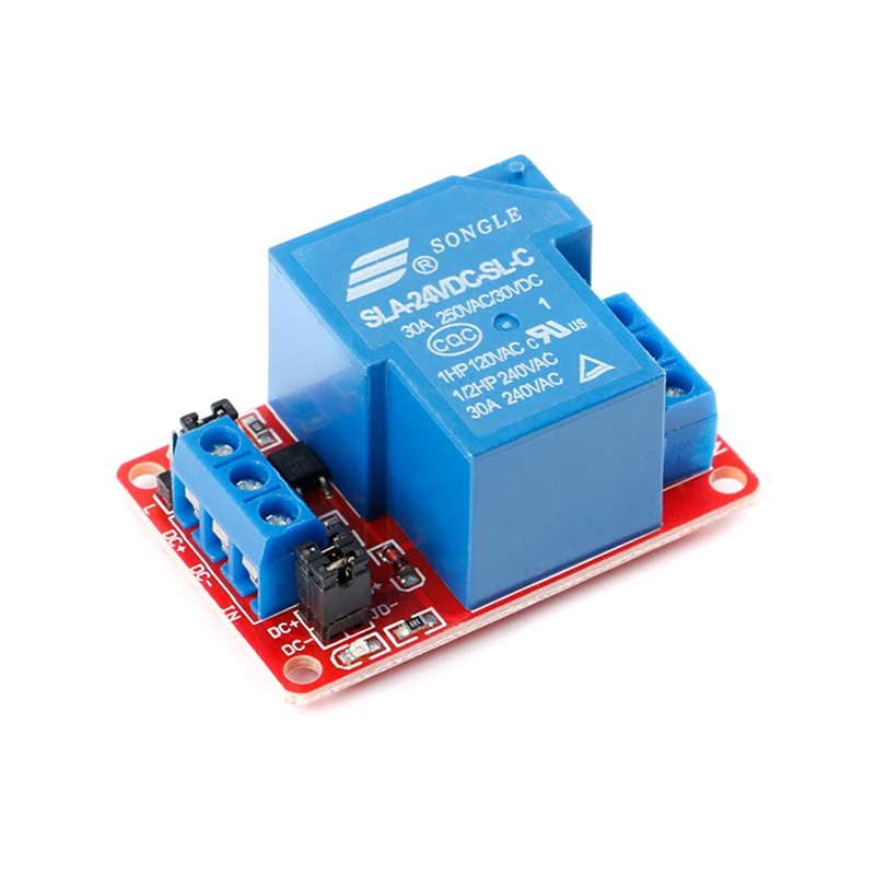 DC 5V 12V 24V 30A High Power 1 Channel Relay Module With Optocoupler Isolation H/L Level Triger for Arduino Relays