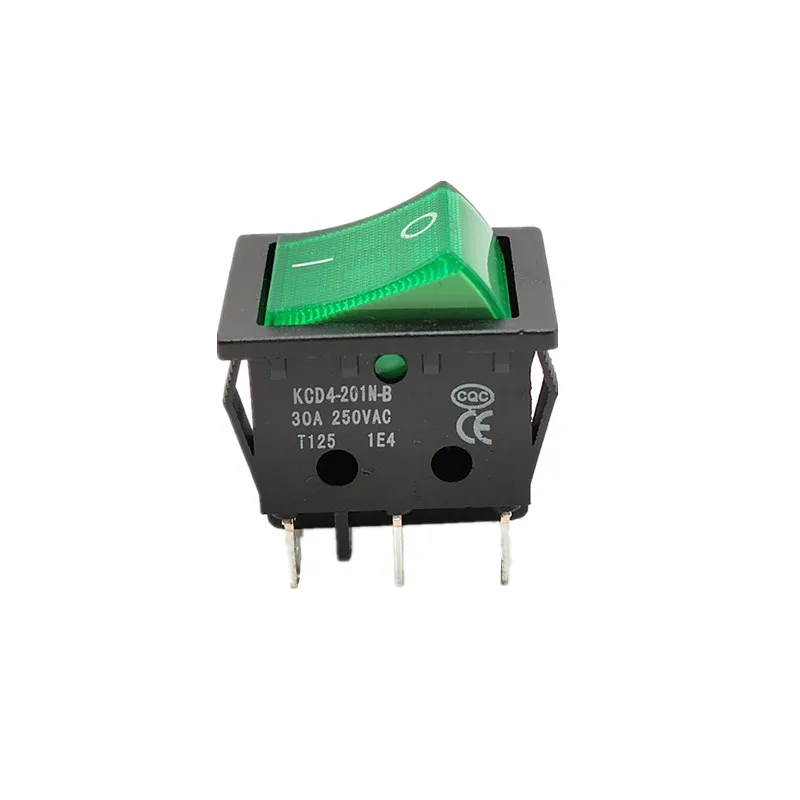 KCD4-201N-B Electric Welding Machine Power Switch With Red Light 30A 250VAC Electric Oven Heater Switch 4/6Pins 2 Position - view 4