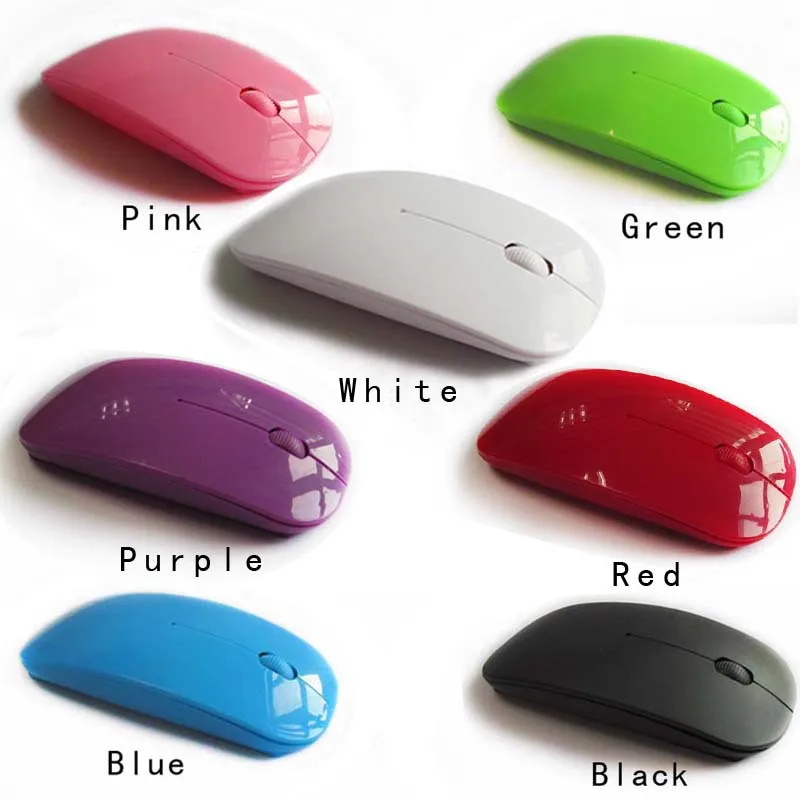 Brand New Colorful X1 Wireless Mouse 2.4Ghz Wireless Desktop Computers Laptop Mouse Opto-electric Ergonomic Mouse 1000DPI