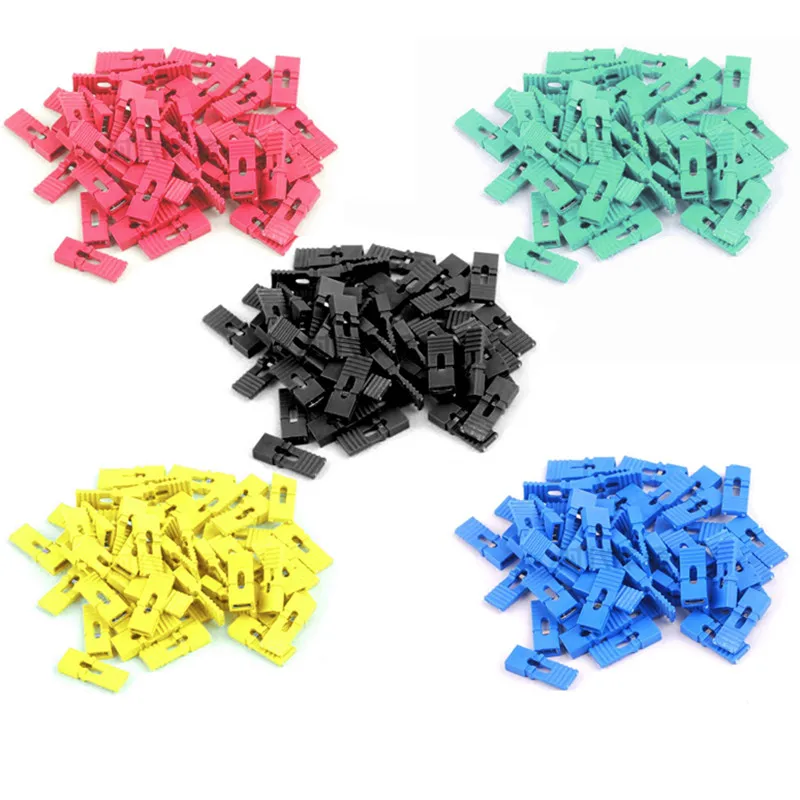 100Pcs 2.54 long handle jumper cap with handle short cap white yellow black red green blue