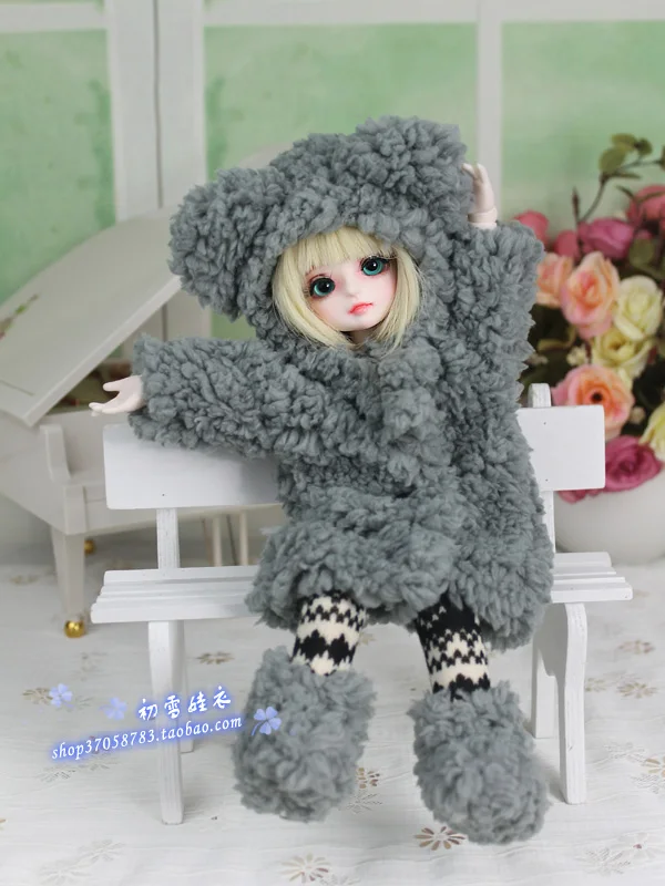 

1/8 1/6 1/4 1/3 BJD одежда, аксессуары, кукла, милая пижама, пальто + обувь + носки для BJD/SD blyth, кукла, парик и другие 2543
