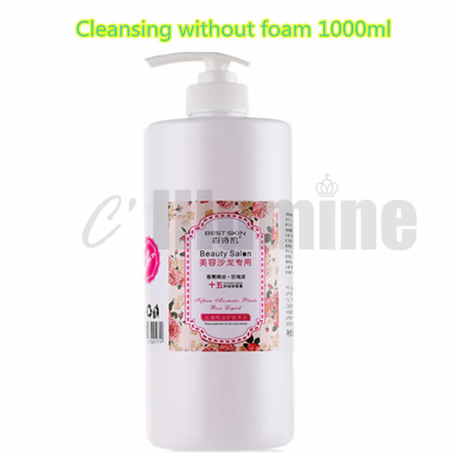 

Aromatherapy Rose Essential Oil Gental Woman Man Facial Cleanser no foam Beauty salon 1000ml