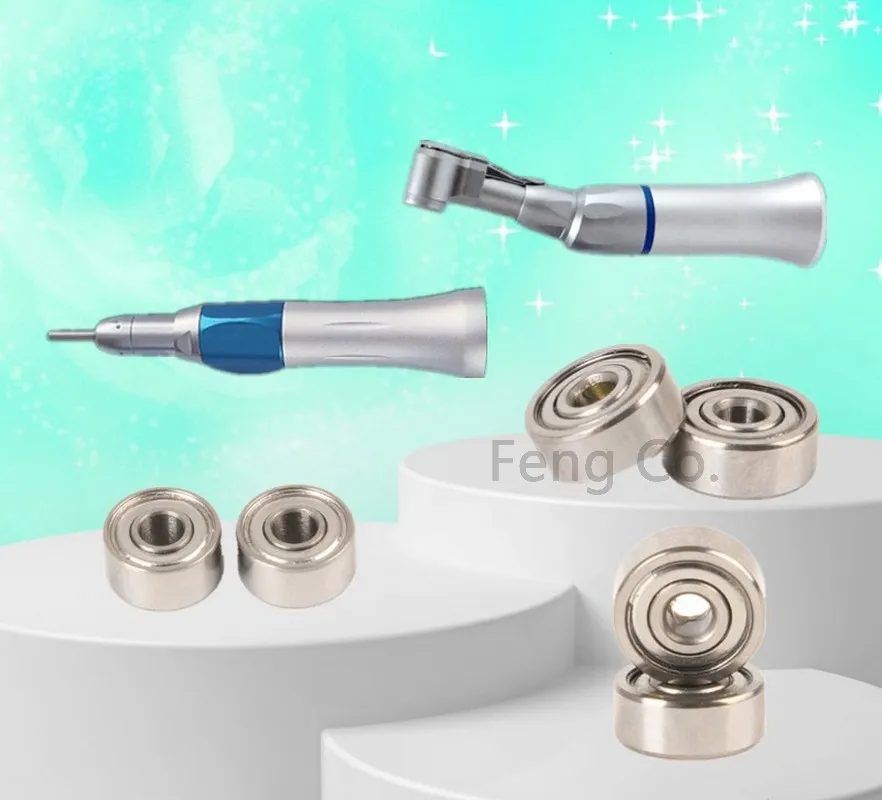 10pcs Dental Handpiece Bearing Planter Motor Bending Straight Parts For NSK KAVO WH SIRONA SINOL Low Speed Stainless Steel