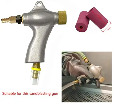 HOLDWIN 10 Chiếc Trụ Gốm Phun Vòi Phun Cho Phun Cát Tủ Thay Thế Đầu Phun Gốm Vòi Phun Cho Nổ Mìn