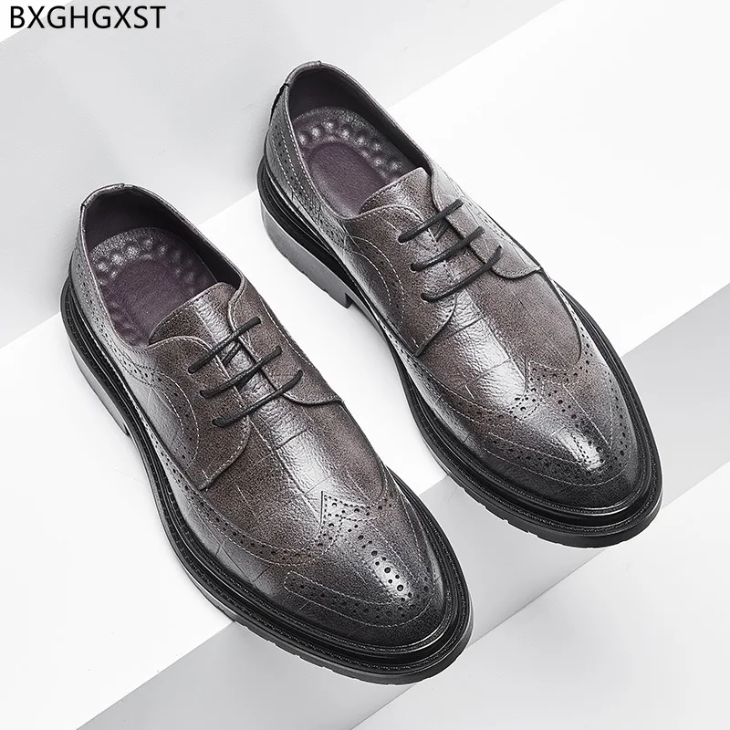 

Дизайнерские элегантные модельные туфли, мужские модные оксфорды, итальянские туфли, мужские черные свадебные туфли для мужчин, 2025 Chaussure Zapatos De Hombre