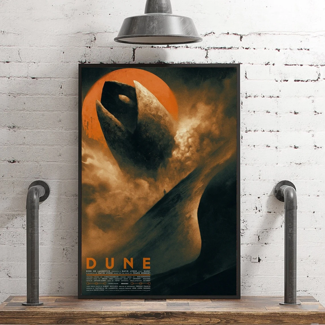 Dune Movie Poster Classic Retro Poster Canvas Print Home Decoration Wall Painting, No Frame