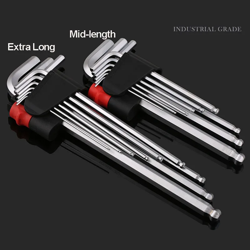 Allen Wrench Set Screwdriver Inside Hexagonal Wrench Special Long Medium Length S2 Hardened