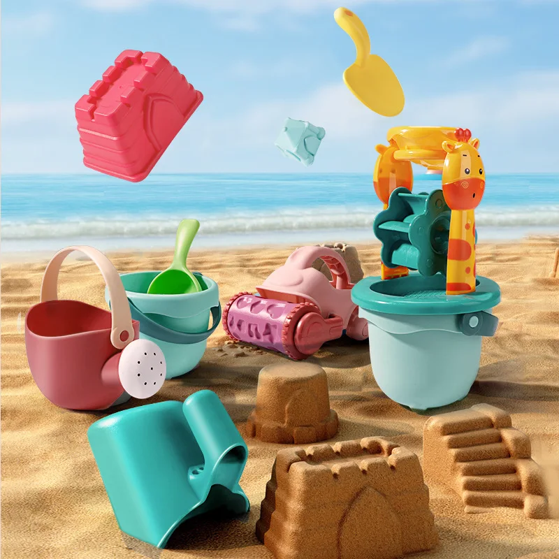 Kinderen Strand Speelgoed Kit Baby Zomer Graven Zand Tool Met Schop Water Game Play Outdoor Speelgoed Set Zandbak Voor Jongens meisjes