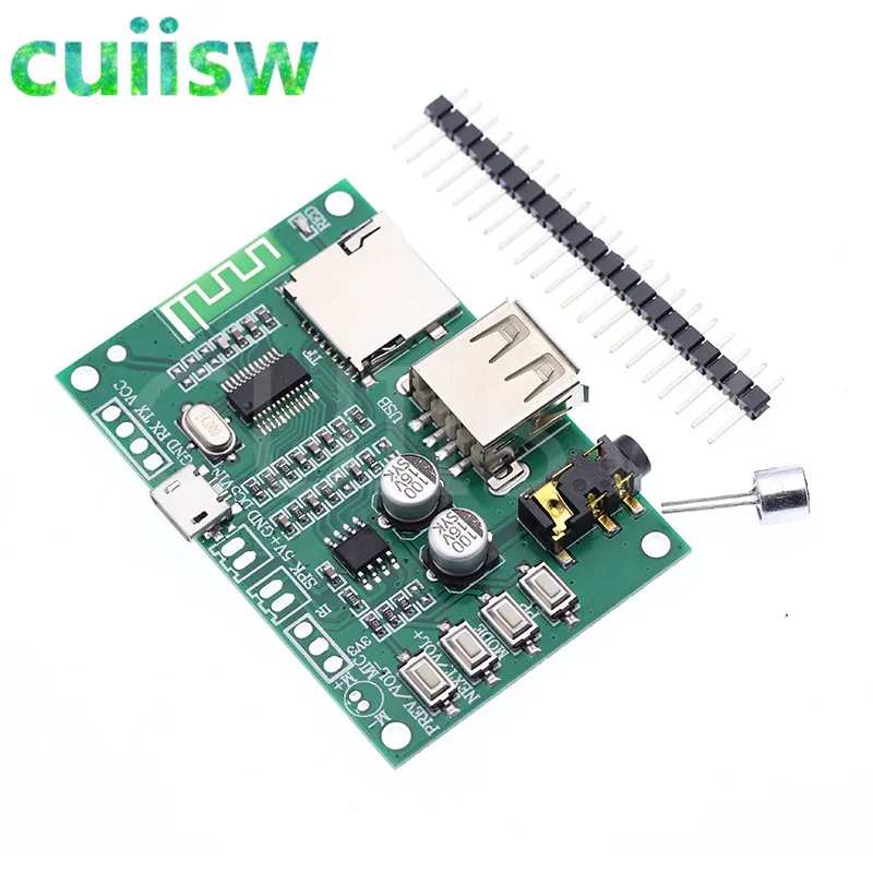 BT201 Dual Mode 5.0 Bluetooth Lossless Audio Power Amplifier Board Module Tf Card U Disk Ble Spp Serial Port Transparent Trans