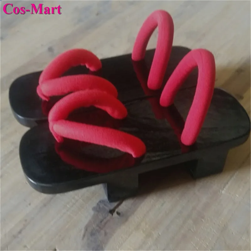 [In Stock] Cos-Mart Game Genshin Impact Yoimiya Shoes Cosplay Universal Fashion Combat Clogs Unisex Role Play Used Accessories