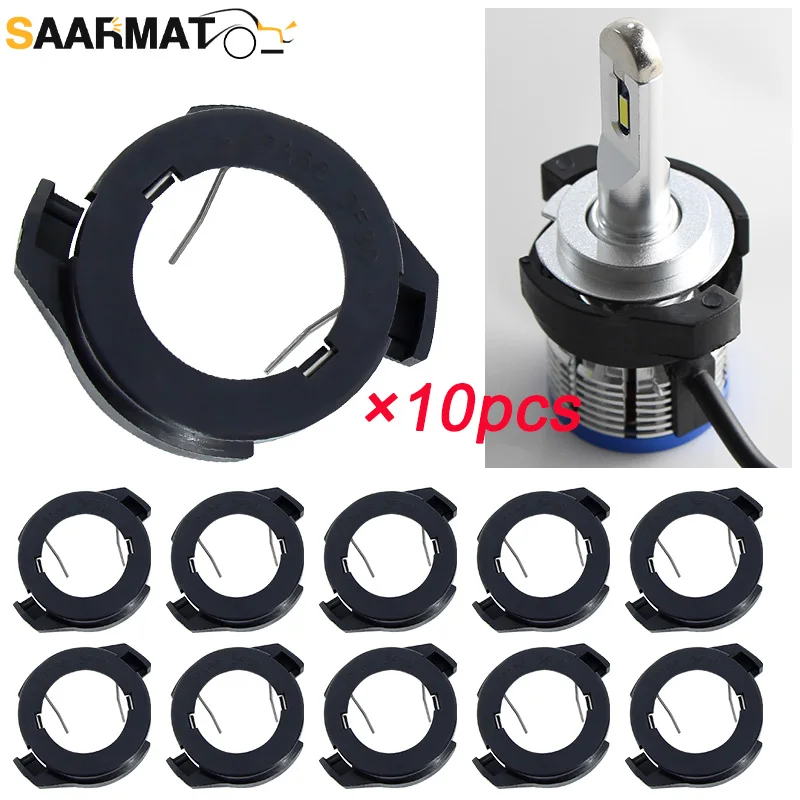 SAARMAT 10pcs/Lot Adapter H7 Led For VW MAGOTAN Car Accessories Lamp Base Front Headlight Kit For Alfa Romeo Renault M