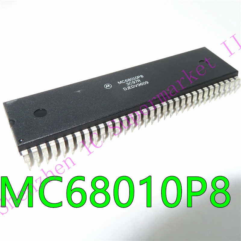 1pcs/lot MC68010P8 MC68010 DIP-64 16-/32-Bit Virtual Memory Microprocessor