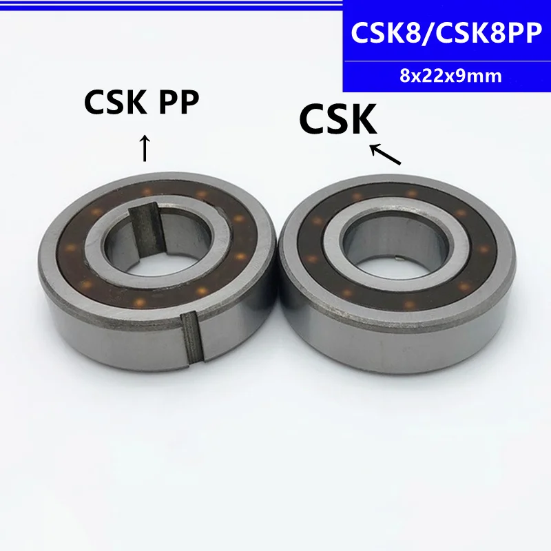 10pcs CSK8 CSK8PP 8x22x9mm Sprag One Way Clutch Bearing 8*22*9mm Freewheel Backstop