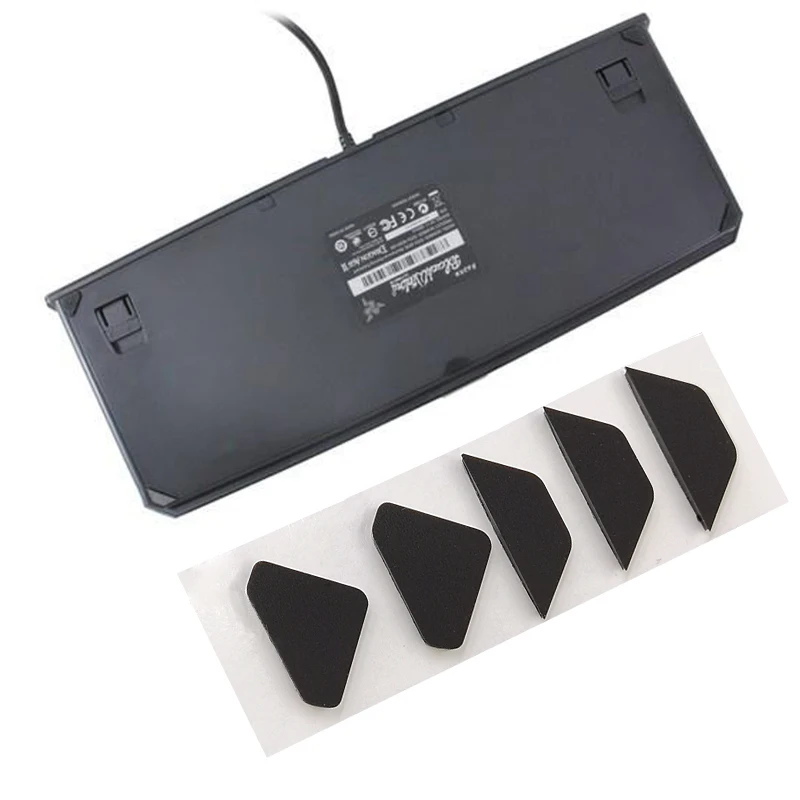 1Set Toetsenbord Foot Pads Voor Razer Blackwidow Chroma Essentiële X Toernooi Editie Te 2014 2019 104 87 Key Siliconen voeten Matten