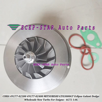 One TWin Turbo Cartridge CHRA Core TD04 49177-02400 49177-02410 For MITSUBISHI GTO 3000GT Eclipse Galant Stealth 6G72 V6 3.0L