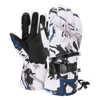 Thermal Fingers Touch Screen Ski Gloves Men Women Winter Fleece Waterproof Warm Snowboard Snow Gloves for Skiing Riding