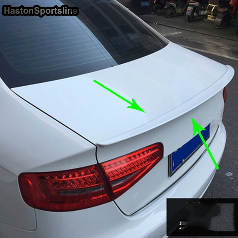 

A4 S4 Style Unpainted ABS Rear Trunk Wing Spoiler for Audi A4 B9 Sedan 2013~2015 Car-Styling