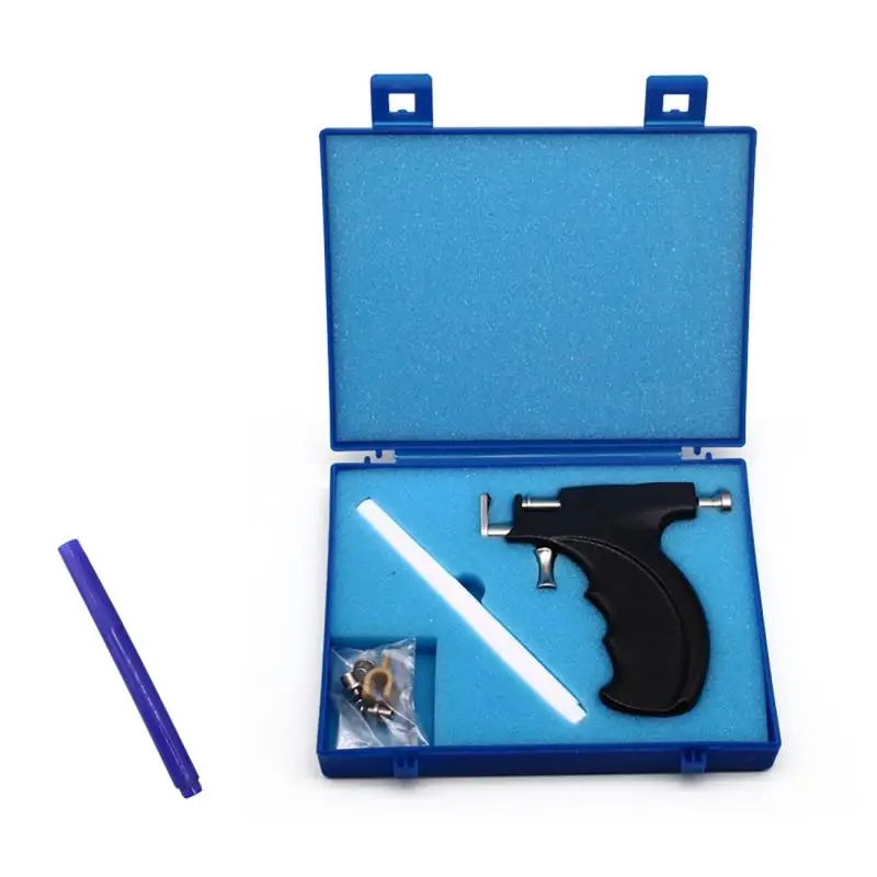 Imagem -02 - Kit de Ferramentas Pistola Piercing Estéril Armas Orelha Studs Kit Unissex Orelha Piercing Máquina Definir Parafuso Prisioneiro da Orelha Lábio Helix Brinco Profissional