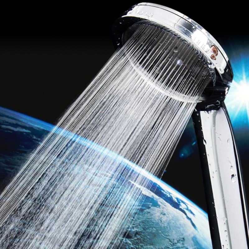 Hot Sale Pressurized Nozzle Shower Head ABS Bathroom Accessories High Pressure Water Saving Rainfall Chrome Bathroom Shower Head