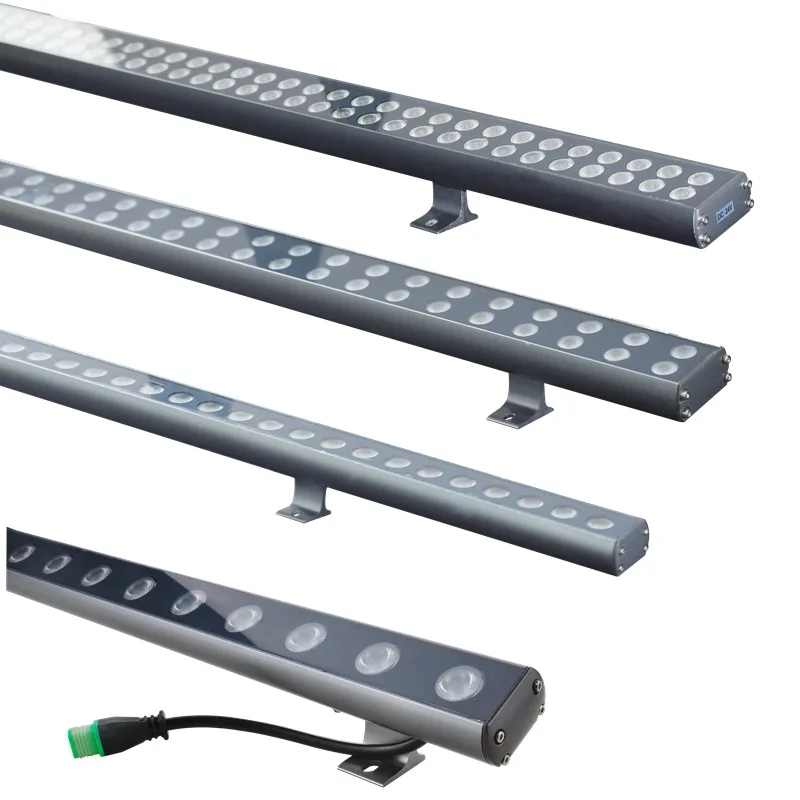 Lámpara Led de pared de 10 piezas, iluminación de paisaje, IP65, impermeable, para puente de construcción, DC24V, 18W24W36W48W72W