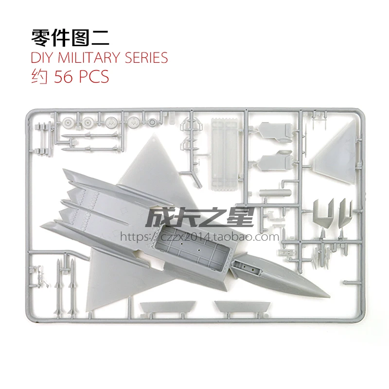 1:72 US F-22 Raptor 5th Generation Stealth Fighter Assembly Military Model