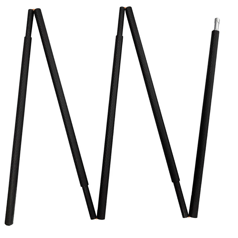 72 Gram 125 cm 3F Lanshan2 Carbon Fiber Ultralight Pyramid Tent Double A Tent Straight Tent Pole image 3