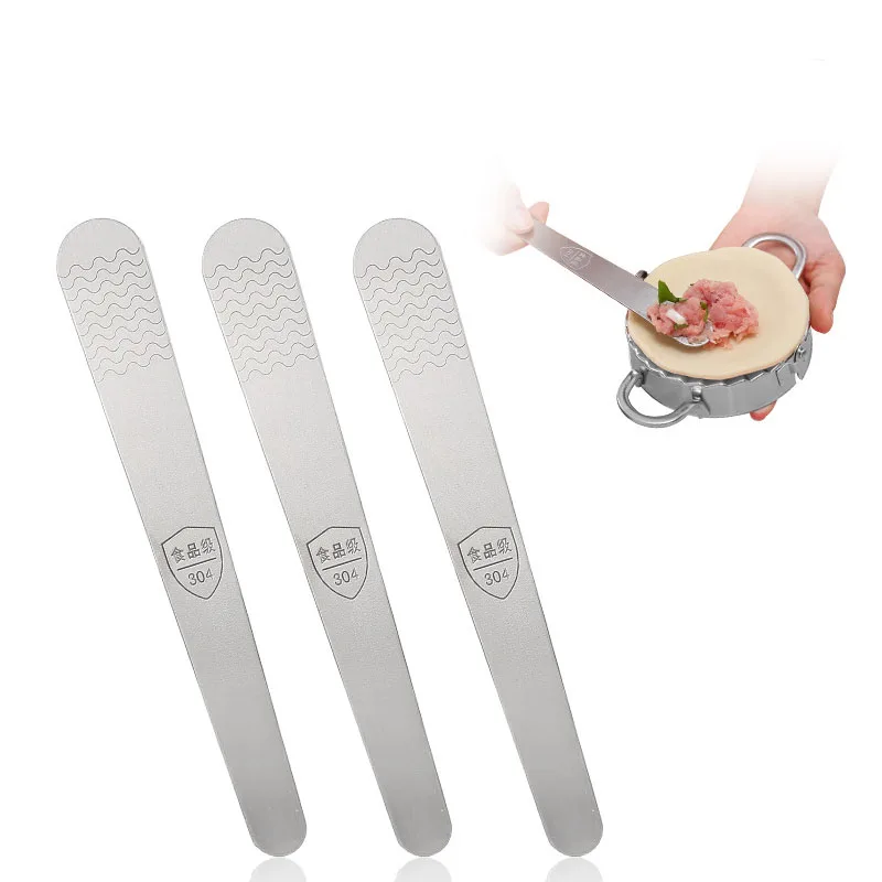 4 Pieces Stainless Steel Chinese Dumpling Stuffing Spoon Kitchen Tools Accessories