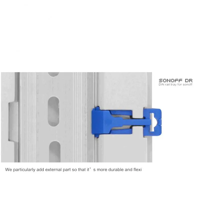 Sonoff DR DIN Rail Tray modulo domotico intelligente supporto per custodia su guida regolabile soluzione per centralino per prodotto Sonoff