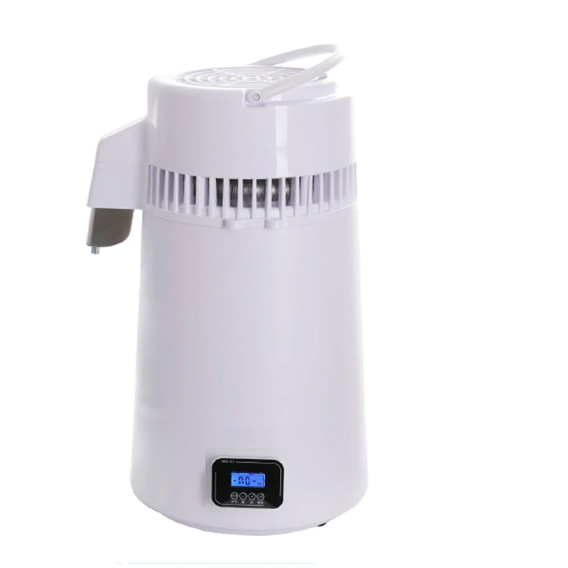 معدات طب الأسنان المنزلية 7.5L التحكم الذاتي ماكينة ماء مقطر 220 فولت/750 واط المياه النقية الكحول المقطر مولد مياه