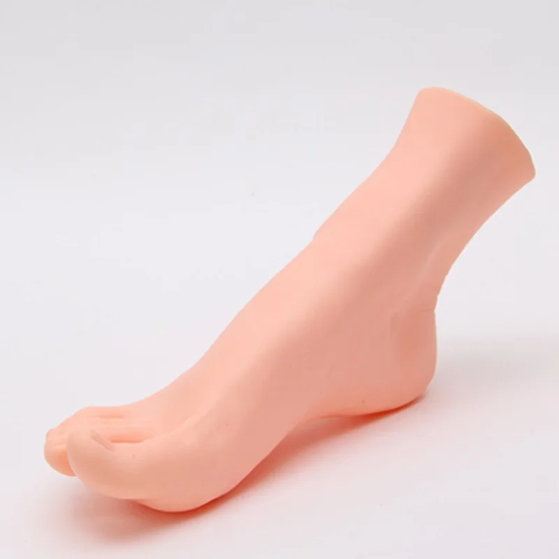 

CAMMITEVER Right Foot Mannequin Realistic Fleshtone Female Mannequin Foot For Shoes Jewelry Display