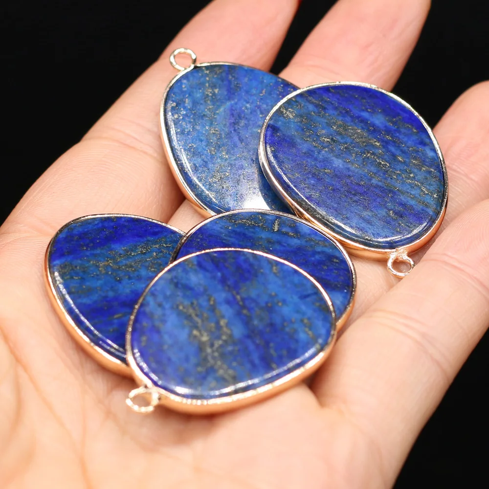 1pcs Natural Stone Lapis Lazuli Charms Pendants Water Drop Shape for DIY Jewelry Making Nacklace Accessories Women Gift