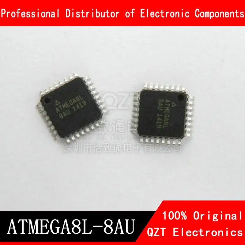 

5pcs ATMEGA8-16AU ATMEGA8A-AU ATMEGA8L-8AU ATMEGA8 16AU ATMEGA8A AU ATMEGA8L 8AU QFP-32 Chipset new and original IC