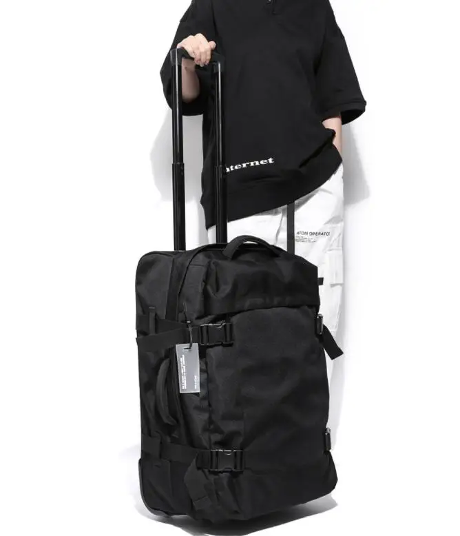 Travel trolley bags men 24 Inch Travel trolley Rolling Luggage bags Women wheeled bag oxford large baggage suitcase on wheels