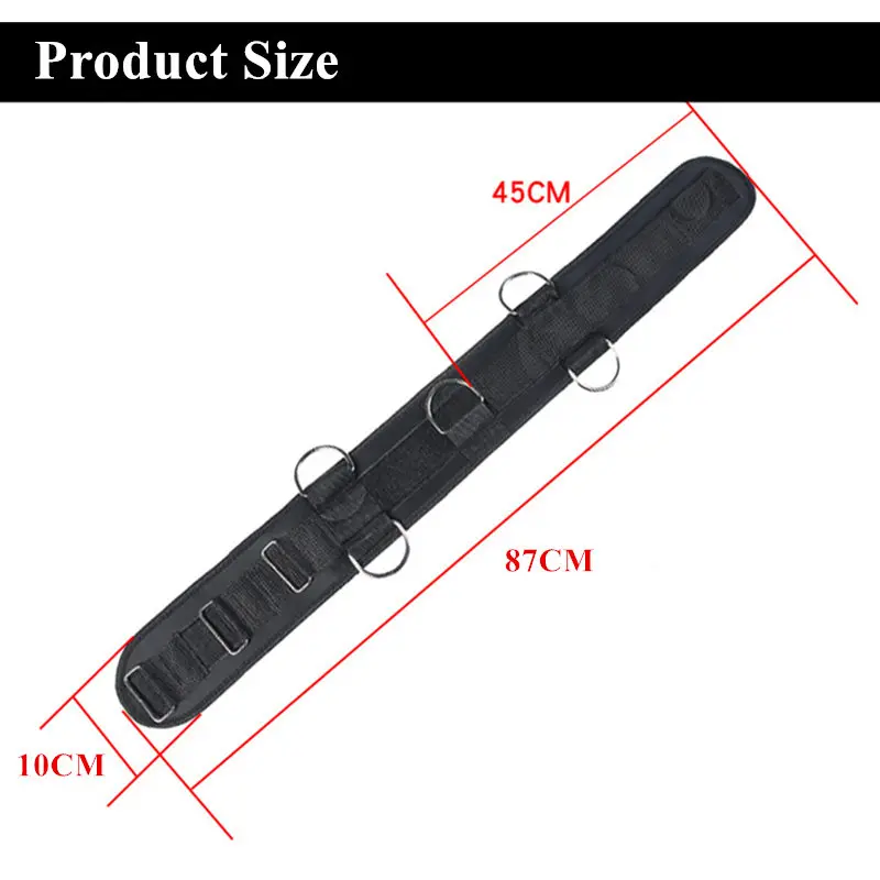 Training Resistance Band Belt Power Strength Dragging Rope Waist Tyre Weight-Bearing Gym Equipment for Crossfit Weightlifting